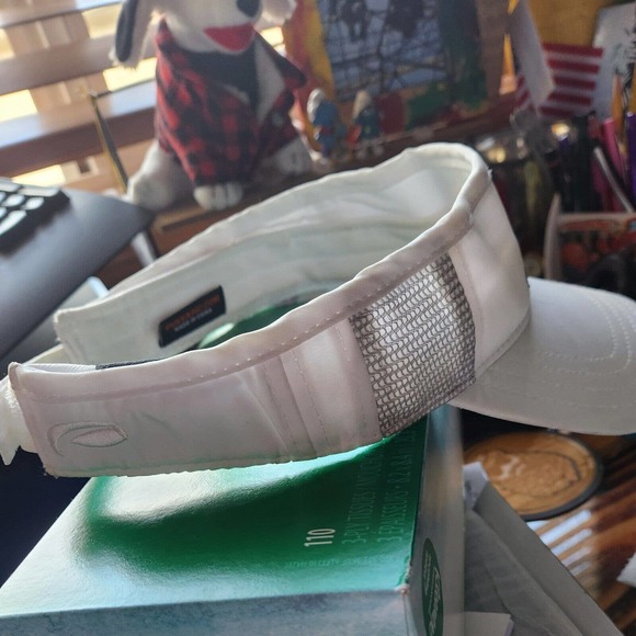 Souvenir White Sun Visor Hat Royal Isabela Golf Resort in Puerto Rico - Picture 2 of 6